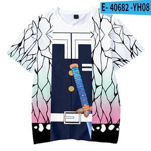 Camiseta de <span class=keywords><strong>Anime</strong></span> para niños, camisa de manga corta con estampado 3D, acepta personalización, precio al por mayor - Product Image 5