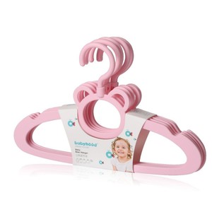 <b>Childrens</b> Clothes <b>Hanger</b> Baby Traceless Plastic <b>Hanger</b> Infant Toddler Home Use Cartoon Design Hook Type Drying Rack Organizer - Product Image 4