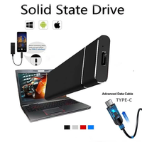 Harga Grosir Solid State Drive 500g 1TB 2TB 4TB 8TB USB 3.1 Tipe C Hard Disk Eksternal Portabel Pssd Mobile SSD