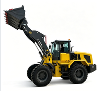 Chargeur frontal diesel articulé HZM 4x4 de 3 tonnes avec godet de 3 m³ – Le meilleur rapport qualité-prix en Chine