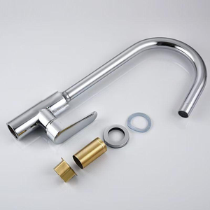 Oferta Especial: Grifo Mezclador Giratorio de Agua Fría/Caliente para Fregadero de Cocina/Baño, Acabado Cromado, Montaje en Cubierta, Fácil Instalación, Venta al por Mayor para Ingeniería - Product Image 3