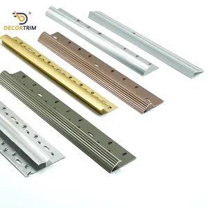 Flooring Accessories Durable Flexible Aluminum Metal Edge Carpet Trim