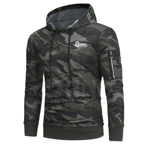 Temporada de otoño Sudaderas con capucha de gimnasio de alta calidad para hombres Diseño de cremallera informal hecho a medida Cómodo teñido liso con capucha - Product Image 2