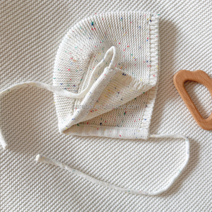 Bonnet en tricot fait main 100% coton en forme d'oreilles <span class=keywords><strong>de</strong></span> lapin, bonnet chaud pour le jour <span class=keywords><strong>de</strong></span> Pâques, bonnet en tricot pour nouveau-né, longues oreilles <span class=keywords><strong>de</strong></span> lapin avec cordon - Product Image 5