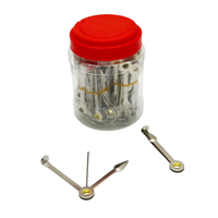 Ensemble de fumeur 3-en-1 en gros, 60 pièces/pot, accessoires de fumage, nettoyeur de pipe à tabac, pipe de fumer avec couteau 3-en-1, boîte individuelle