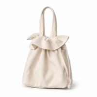 Sac fourre-tout en toile robuste avec cordon de serrage en corde résistante, logo personnalisé