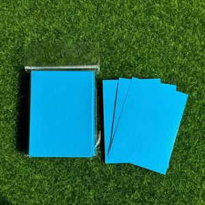 Pochettes pour cartes de visite 66x91mm finition mate avec fermeture éclair, protège-cartes haut de gamme pour TCG - Product Image 3