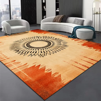 Tapis pliables en fausse fourrure de cachemire douce, lavables, imprimés en 3D, antidérapants, adaptés aux animaux domestiques, pour salon