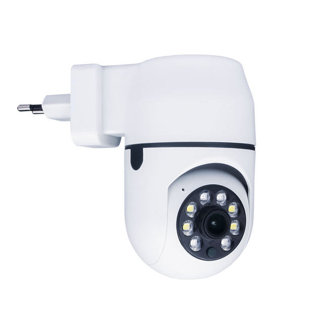 Plug-in WiFi PTZ Security Camera 1080P HD, 355° Pan 110° Tilt, Color Night Vision, Motion Detection, Remote View for Indoor Home