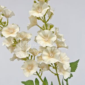 Fleurs artificielles à branche unique, fleur en soie, haute simulation, décoration de mariage et de maison QX - Product Image 4