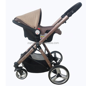 ODM Poussette Pliable de Luxe Ensemble de Meilleure Qualité Poussettes Pliantes pour Bébé 3 en 1 avec <span class=keywords><strong>Nacelle</strong></span> et Siège Auto Landau pour Bébé - Product Image 4