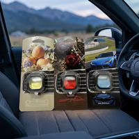 Diffuseur d'aromathérapie en plastique à évaporation naturelle, parfum de voiture longue durée bois de santal et rose, logo personnalisé OEM