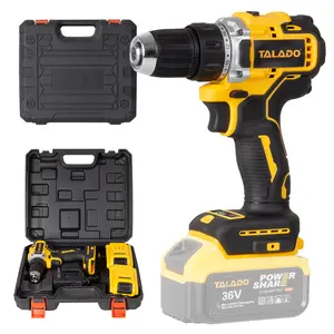 Best Selling Handheld Brushless Drill Battery Power Tool Machine For Drilling 20v Electric Cordless Wireless Drill Set