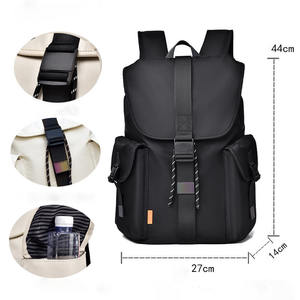 Sac à dos à bandoulière unique de couleur unie personnalisé, édition coréenne minimaliste, loisirs, étudiant, sports de plein air, voyage, choix de Ckpack - Product Image 2