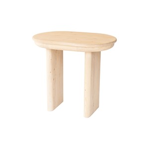 22 \ "tavolo ovale in legno massello naturale con slitta HMS collezione eleganti tavolini da caffè - Product Image 3