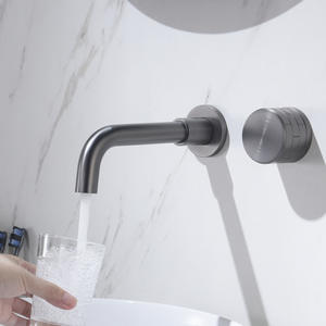 Горячая холодная вода латунный Смеситель для раковины для гостиниц современный хромированный кран для ванной комнаты с выкручивающимся ручкой - Product Image 5