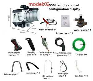 Calentador de Agua de Estacionamiento de Gasolina Webasto de 12v/24v, 5kw/10kw, Popular, para Camiones, Furgonetas y <span class=keywords><strong>Autocaravanas</strong></span> - Product Image 5