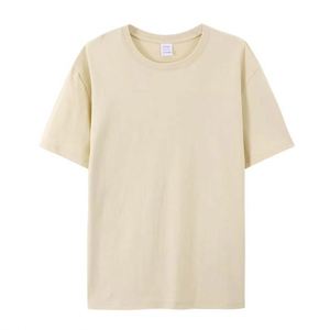 Design Custom Logo Men's T-Shirt Heavy Cotton 300 Grams Loose Fit Short <b>Sleeves</b> for Work Sublimation Ready - Product Image 6