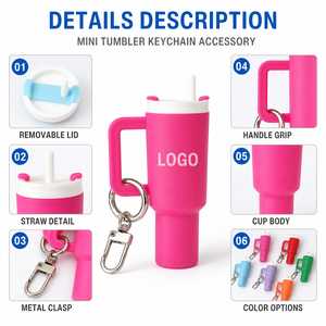 JUNVOY Más Vendido |   Llavero Desmontable Mini Stanley |   Llavero para el Día de la <span class=keywords><strong>Madre</strong></span> |   Colgante para Mochila |   Hecho en China |   Individualmente | - Product Image 6