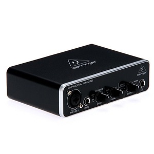 Behringers UMC22 Audiophile 2x2 Interfaz <span class=keywords><strong>de</strong></span> audio USB con <span class=keywords><strong>tarjeta</strong></span> <span class=keywords><strong>de</strong></span> <span class=keywords><strong>sonido</strong></span> preamplificador <span class=keywords><strong>de</strong></span> Micrófono Midas - Product Image 4