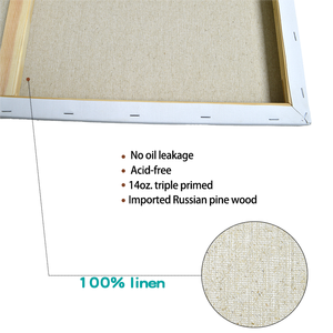 Lona grande de 11x14 pulgadas, lona elástica con marco de madera, panel de lona - Product Image 3
