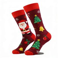Chaussettes pour femmes Best Seller 200N anti-friction, à aiguille simple, anti-transpiration, toutes saisons, unisexe, taille unique, en coton, chaussettes de Noël