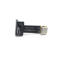 Transferencia de datos personalizada de alta velocidad de carga 24 pines USB Gen 3,1 FPC Cable tipo C macho a hembra Cable Usb