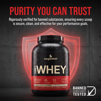 AegleWell 100% Isolat de Protéine de Lactosérum en Poudre 2lb Saveur Chocolat, 24g de Protéines BCAA pour la Croissance Musculaire, Complément Nutritionnel Sportif