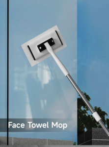 Mopa Plana Ajustable Realida con Mango Desmontable, Mopa para <span class=keywords><strong>Limpieza</strong></span> <span class=keywords><strong>de</strong></span> Pisos con Sistema <span class=keywords><strong>de</strong></span> Paño Reemplazable - Product Image 2