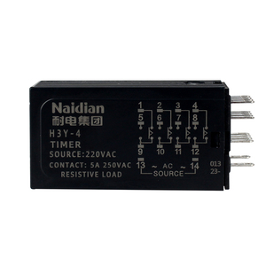 Bán Buôn Naidian Tùy Chỉnh Kỹ Thuật Số Thời Gian Tiếp Sức H3Y-4 AC DC 220V Chậm Trễ Hẹn Giờ 0 ~ 10 Thứ Hai Mini Tiếp Sức - Product Image 3