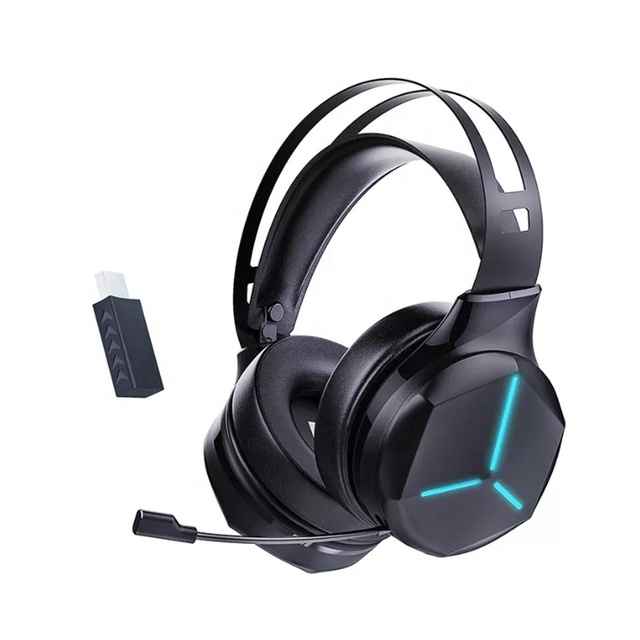 2.4G Wireless Earphone With Microphone Gaming BT5.0 Trp-mod for PS5 Headphone RGB Stereo Headset for PC Xboxes