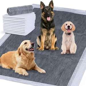 Almohadillas Desechables de Carbón de Bambú para Perros y Cachorros, Venta al por Mayor de Fábrica, 6 Capas Súper Absorbentes, Eliminador Natural de Olores, a Prueba de Fugas - Product Image 1