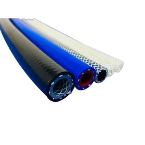 Tubo in silicone intrecciato resistente alle alte pressioni flessibile di dimensioni personalizzate tubo in silicone resistente alle alte temperature per uso alimentare