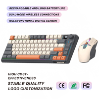 Ensemble clavier et souris de jeu sans fil, clavier ergonomique rétroéclairé RGB et souris pour PC, ordinateur portable, ordinateur de bureau, vente en gros