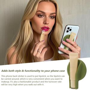 Silicone Lip Gloss <b>Holder</b> Phone Case With Back Adhesive Lip <b>Holder</b> for <b>iPhone</b> and Android Lip Balm Case (Lipgloss NOT Included) - Product Image 5