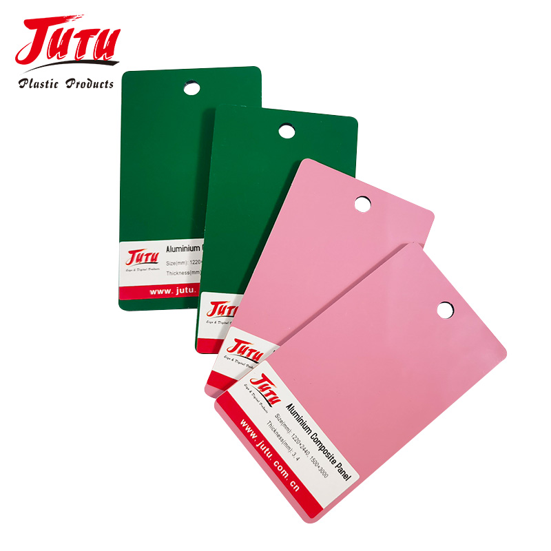 JUTU aluminum cladding decorative acm material decorative panel 3mm 4mm sandwich aluminium composite panel