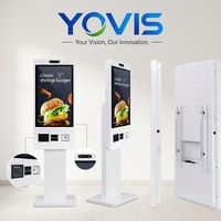 Kiosque de commande automatique 15,6 pouces avec prise en charge SDK, terminal tactile pour l'intégration de logiciels de restauration