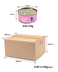 Cibo <span class=keywords><strong>Umido</strong></span> per Gatti Biologico ODM ad Alto Contenuto Proteico - Pollo, Gamberetti, <span class=keywords><strong>Salmone</strong></span> 100% Naturale con Alto Contenuto di Carne Prezzo Competitivo Direttamente dalla Fabbrica - Product Image 5