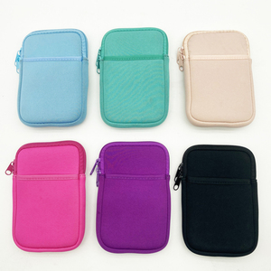 Rts màu rắn 40 oz xe Tumbler tay áo túi với dây kéo Neoprene chai nước Pouch - Product Image 6