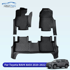 Tappetini Auto 3D in TPE di Lusso, Spessore 3.0mm, Set da 3 Pezzi per <span class=keywords><strong>Toyota</strong></span> <span class=keywords><strong>RAV4</strong></span> XA50 2020-2022, Decorazione Interna - Product Image 1