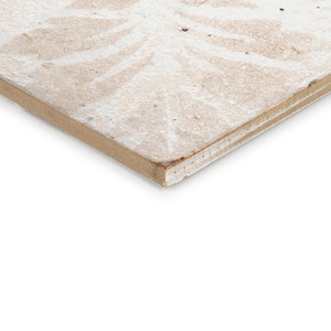Piastrella decorativa Rhodas Deco Tile 12x12 pollici con motivo a foglia per pareti e pavimenti - Product Image 2