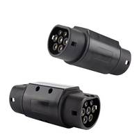 Nouvel adaptateur EV Tzy 7KW 22KW 32A GBT vers Type 2, convertisseur de chargeur EVSE standard chinois pour voitures européennes