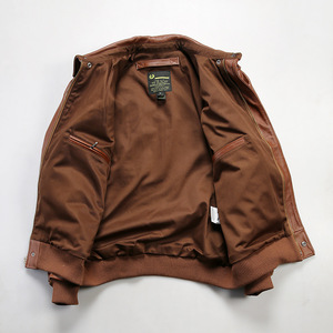 <span class=keywords><strong>Giacca</strong></span> da Uomo Bomber A2 Flight <span class=keywords><strong>Oversize</strong></span> <span class=keywords><strong>in</strong></span> Vera <span class=keywords><strong>Pelle</strong></span> Bovina con Colletto Reversibile - Product Image 5