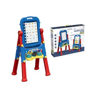 高度可调站立双面艺术画架画板套装早期字母学习阅读机画板玩具 - Product Image 1