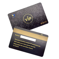 Carte d'accès VIP noire mate personnalisée en PVC RFID 125 kHz, imperméable, couleur personnalisée, pour la gestion du contrôle d'accès, carte de visite