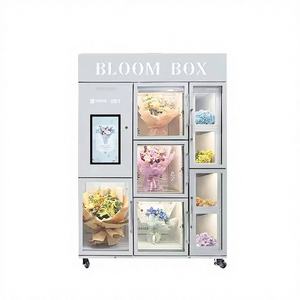 ตู้แช่เย็นแบบหยอดเหรียญสำหรับขายดอกไม้ 48 ช่อง พร้อมระบบทำค<span class=keywords><strong>ว</strong></span>ามเย็น - Product Image 4