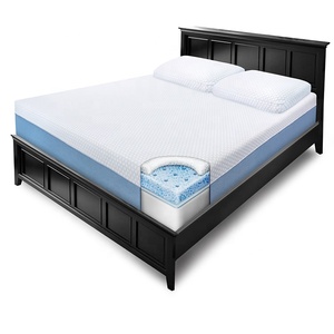 Silicone Gel Infused roll in box memory foam mattress