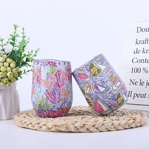 Tasse à vin en acier inoxydable sans BPA avec <span class=keywords><strong>photos</strong></span> personnalisées, 12 oz, en forme de coquille d'œuf avec couvercle - Product Image 1