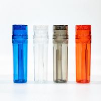 Hymns Meilleures ventes en gros Grinder à herbes en plastique portable 4 couches avec logo et couleur personnalisables, accessoire pour fumeurs et briquet, très demandé