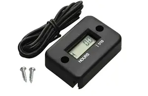 Motorcycle Hour Meter LCD 5 Digital Display Counter Hour Meter Timer Motorbike Display Meter